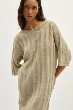Abito Oversize in Lino Rigenerato