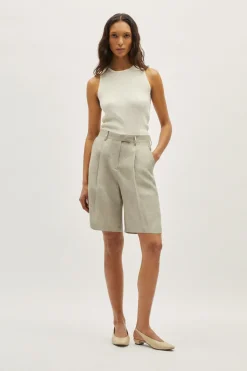 Bermuda in Twill di Lino