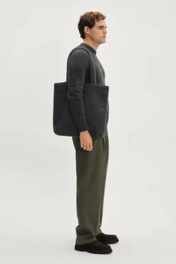 Borsa in Lana Cardata
