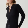 Camicia a Coste in Lana Merino