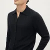 Camicia a Coste in Lana Ultrasoft