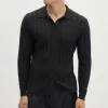 Camicia a Coste in Lana Ultrasoft