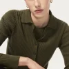 Camicia a Coste in Lino Cotone