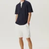 Camicia a Maniche Corte in Lino Cotone