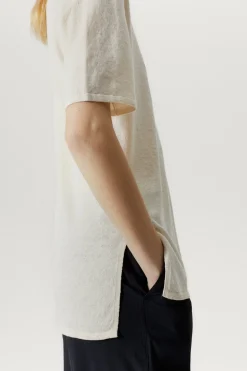 Camicia a Maniche Corte in Lino Cotone
