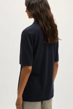 Camicia a Maniche Corte in Lino Cotone