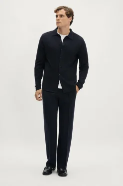 Camicia in Lana Merino