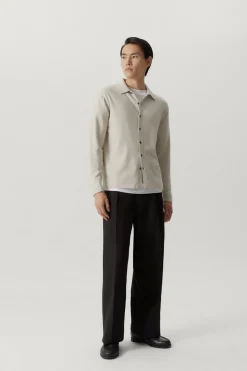 Camicia in Lana Merino