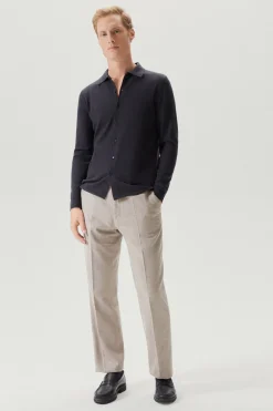 Camicia in Lana Merino