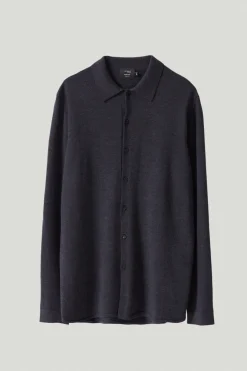 Camicia in Lana Merino