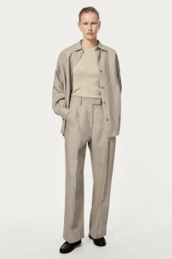 Camicia Over in Twill di Lino