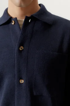 Camicia Overshirt in Lino Cotone
