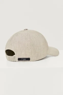 Cappellino Baseball in Twill di Lino