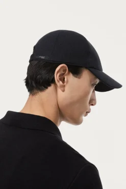 Cappellino Baseball in Twill di Lino