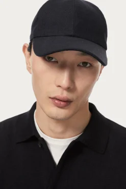 Cappellino Baseball in Twill di Lino