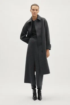 Cappotto in Lana Cardata