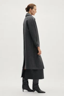 Cappotto in Lana Cardata