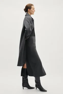Cappotto in Lana Cardata