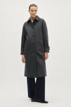 Cappotto in Lana Cardata