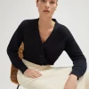 Cardigan a Costine in Lino e Cotone