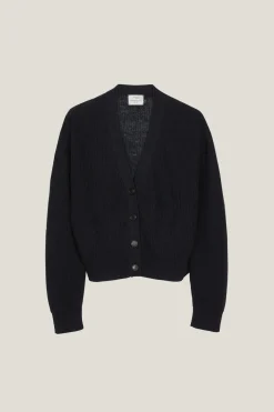Cardigan a Costine in Lino e Cotone