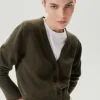 Cardigan Crop in Lana Merino