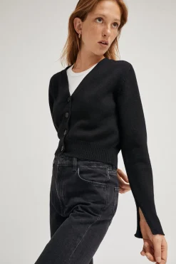 Cardigan Crop in Lana Merino