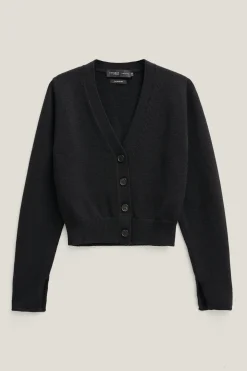 Cardigan Crop in Lana Merino