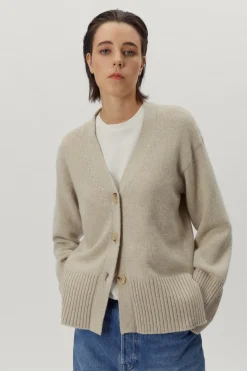 Cardigan in Lana cardata