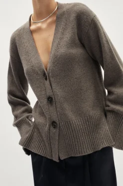 Cardigan in Lana cardata