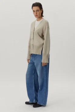 Cardigan in Lana cardata