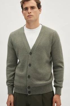 Cardigan in Lana Cardata