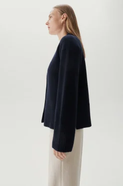 Cardigan in Lana cardata