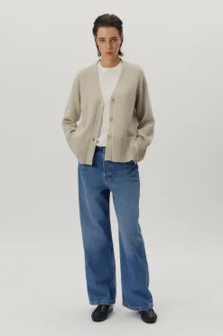 Cardigan in Lana cardata