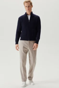 Cardigan in Lana Merino con Zip