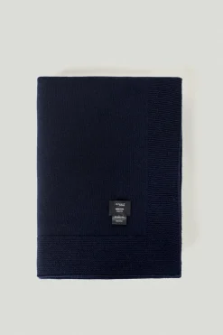 Coperta in Maglia in Lana Cardata