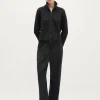 Giacca a collo alto con zip in Lana Merino