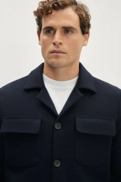 Giacca Bowling in Lana Cardata