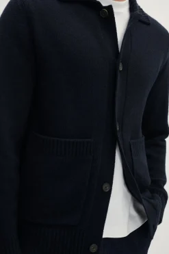 Giacca di maglia in Lana Cardata