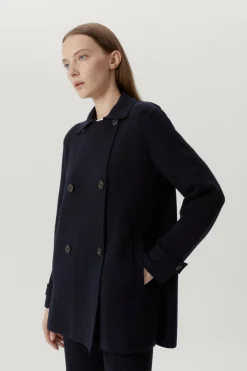 Giacca Doppiopetto in Lana Merino