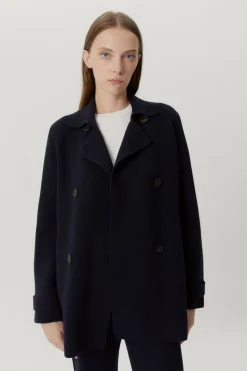 Giacca Doppiopetto in Lana Merino