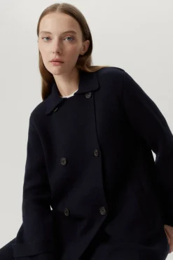 Giacca Doppiopetto in Lana Merino