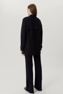 Giacca Doppiopetto in Lana Merino