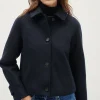 Giacca in Lana Cardata