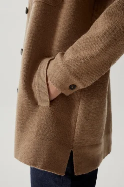 Giacca Overshirt in Lana Merino - Versione Imperfect