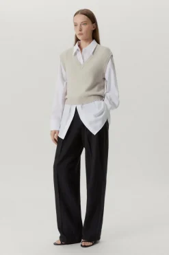 Gilet in lana Merino