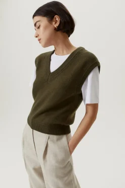 Gilet in lana Merino
