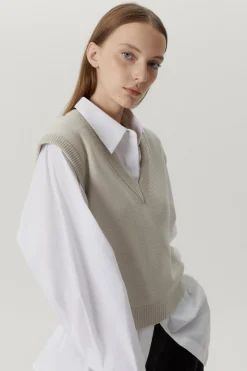 Gilet in lana Merino