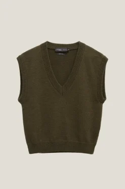 Gilet in lana Merino