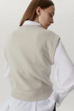 Gilet in lana Merino